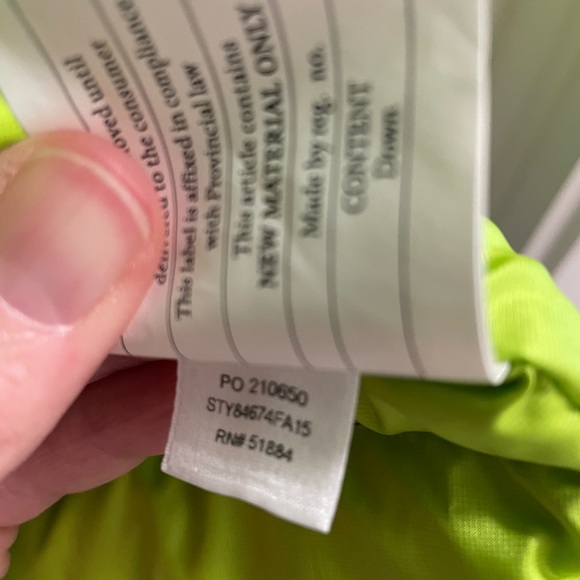 NWOT Men’s Patagonia down jacket size L dark turquoise - Picture 8 of 8